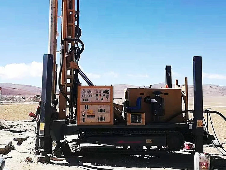 Efficient and Reliable FYX200 Crawler Water Well Drilling Rig with Worldwide Parts Availability