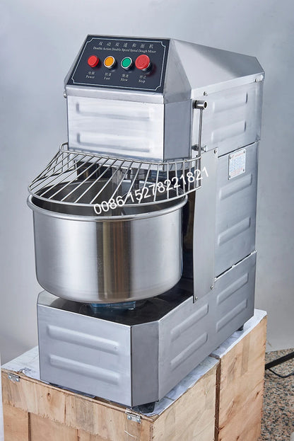 Commercial Bakery 20L/30L Electric Dough Mixer Mechanical Double Action Double Speed Stainless Steel Dough Mixer