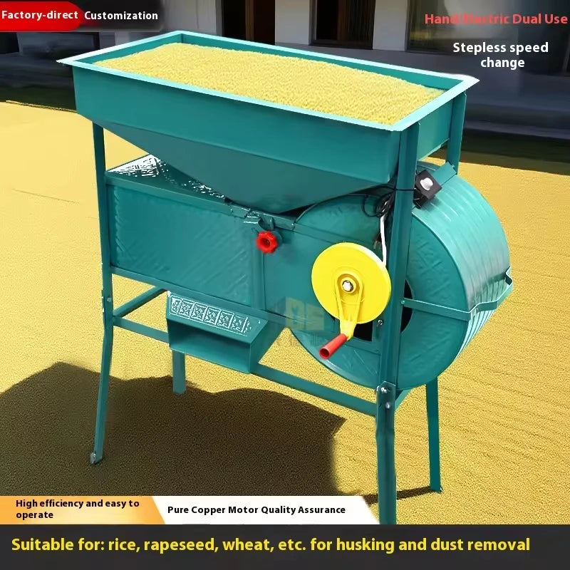 High Efficiency Grain Sorting and Seed Cleaning Machine Agriculture Winnower and Vibration Screening Machine