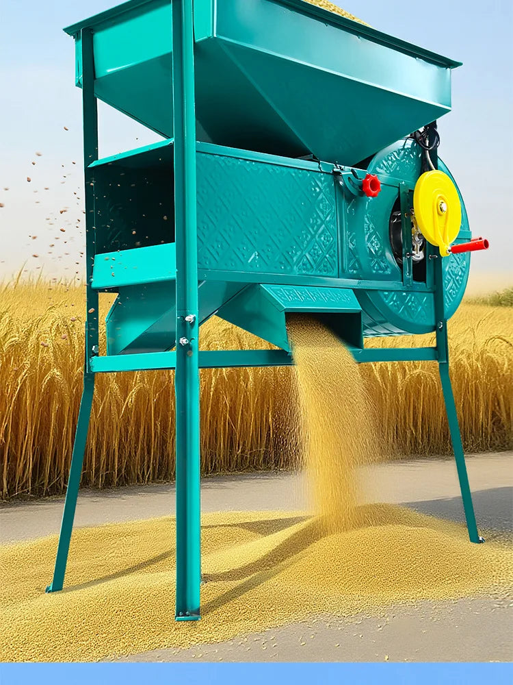 High Efficiency Grain Sorting and Seed Cleaning Machine Agriculture Winnower and Vibration Screening Machine