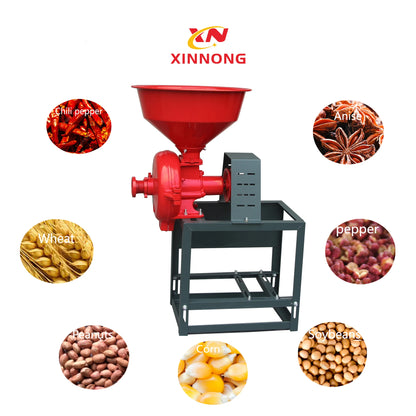 Household  Agricultural Peanut Pulp Mill Wheat Flour Mill Flour Grinding Machine with Gasoline/Motor/Diesel for Farm Use