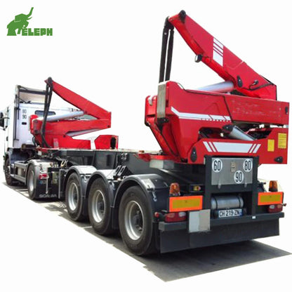 2025 New 41 Tons 20ft 40ft Container Trailer Self Loading Container Truck