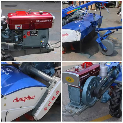 Good Selling 10 Hp Mini Farm Machinery 18Hp Walking Tractor Garde