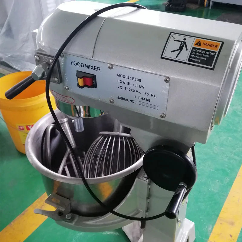 Taixun Commercial Cake Kneading Machine 15L Stainless Steel CE Certified Flour Cream Meat Spiral Dough Mixer Bakery Use