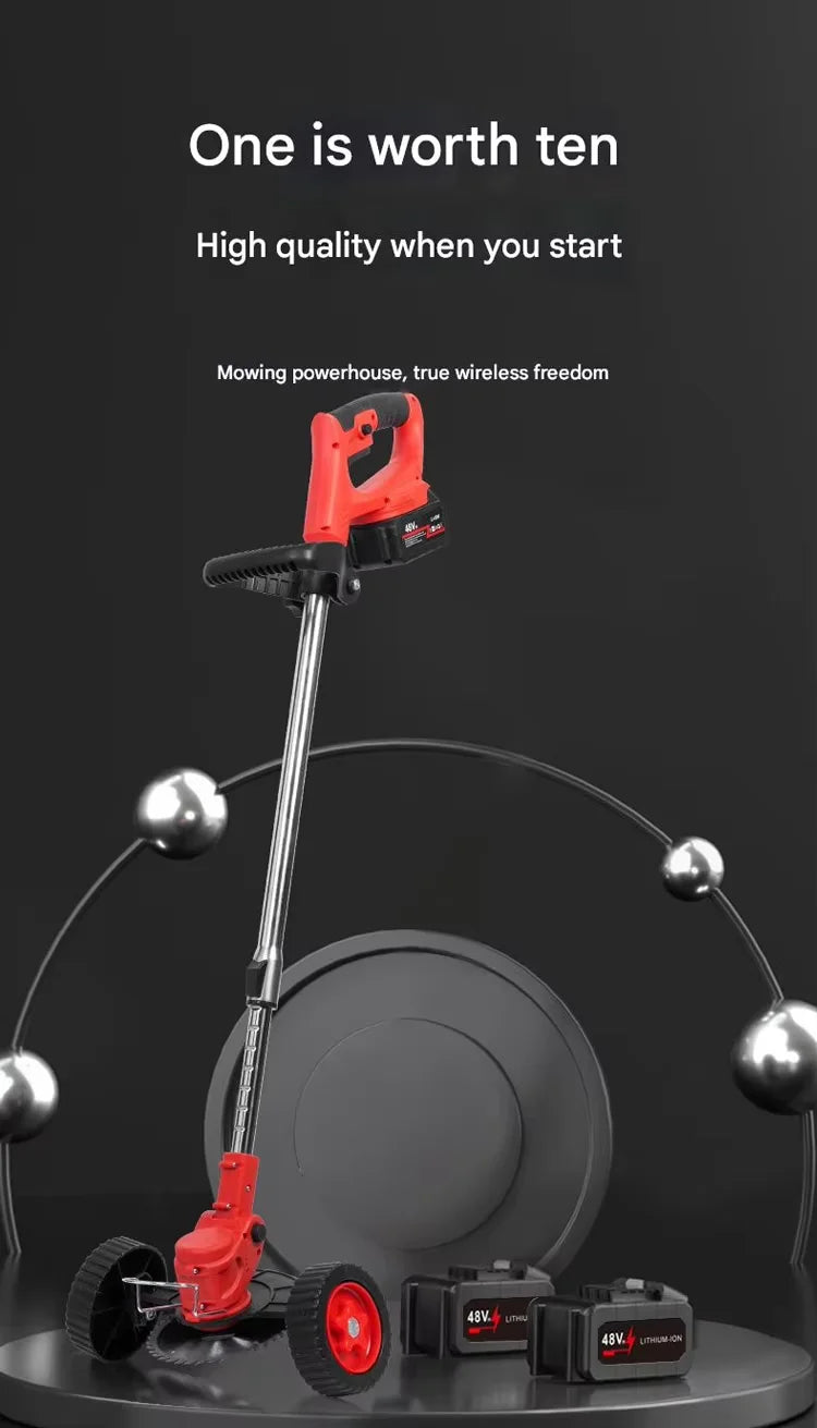 21v Battery Robot Lawn Mower with Wheels Lawn Mower Agricultural Cutting Machine Power Tool Remote Control Lawn Mower