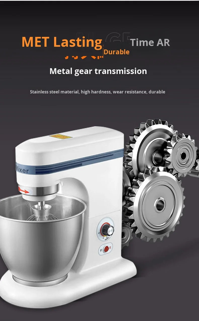 Factory Direct Commercial Fully Automatic Milk Cream Egg Mixer 5-Bowl 304 Stainless Steel High Productivity Bakery