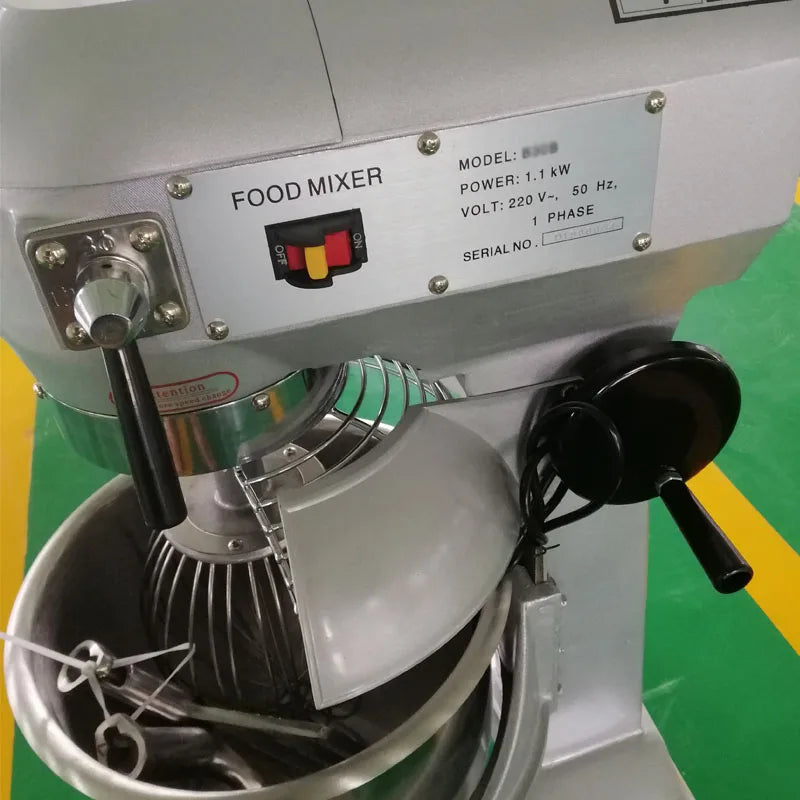 Taixun Commercial Cake Kneading Machine 15L Stainless Steel CE Certified Flour Cream Meat Spiral Dough Mixer Bakery Use