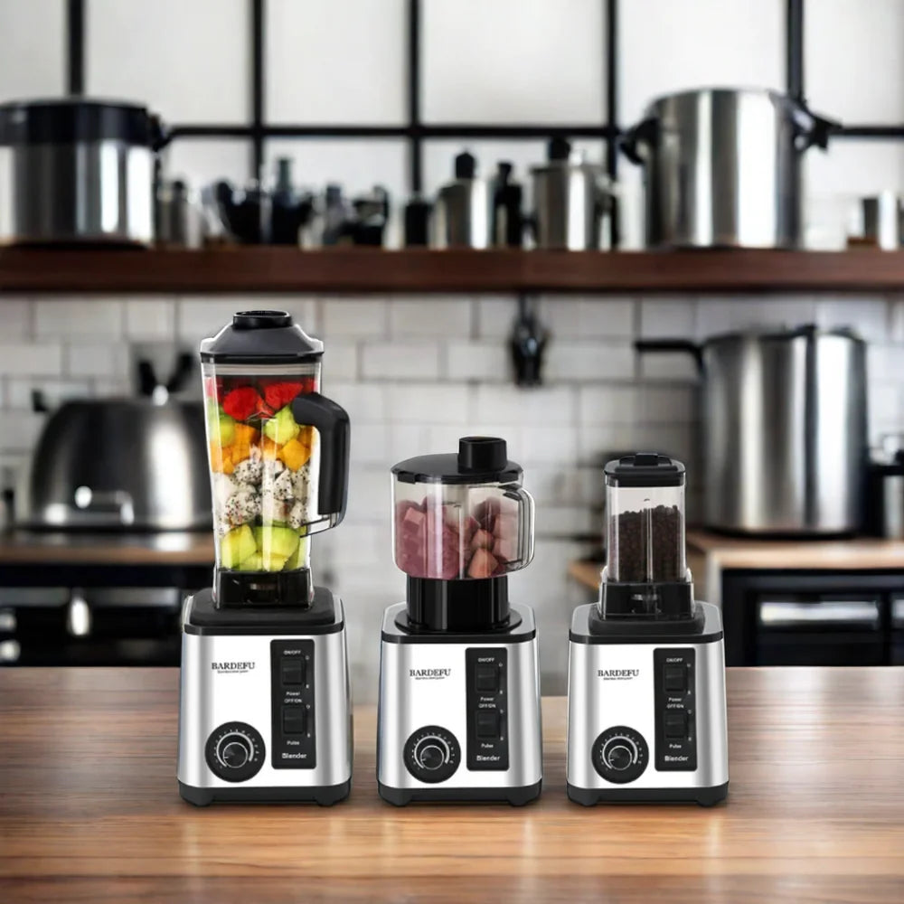 High quality portable electric multi-function juicer blender 3L big cup meat grinder 3 in1 kitchen houosehlod belnder