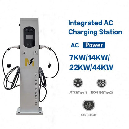 XUDIANTONG OEM ODM IP54 Waterproof 3 Phase Ac Type2 Electric Car 3.5kw 7kw 11kw 22kw EV Charger Station