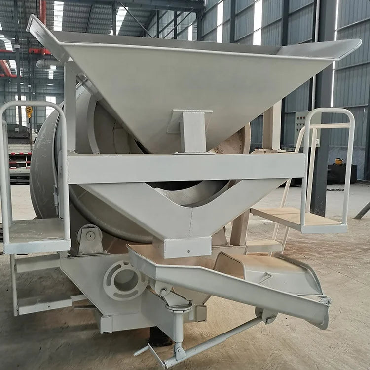 Vehicle Mounted Concrete Mixing and Transportation Tank, Mobile Self Dumping Cement Mixing Bucket, Road Construction Equipment