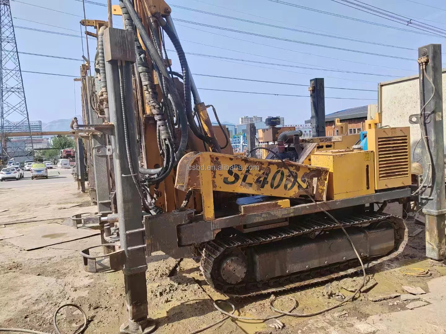 Used Zhengyuan SL400S 400M Deep Yuchai Engine Water Well Drilling Rig for Sale