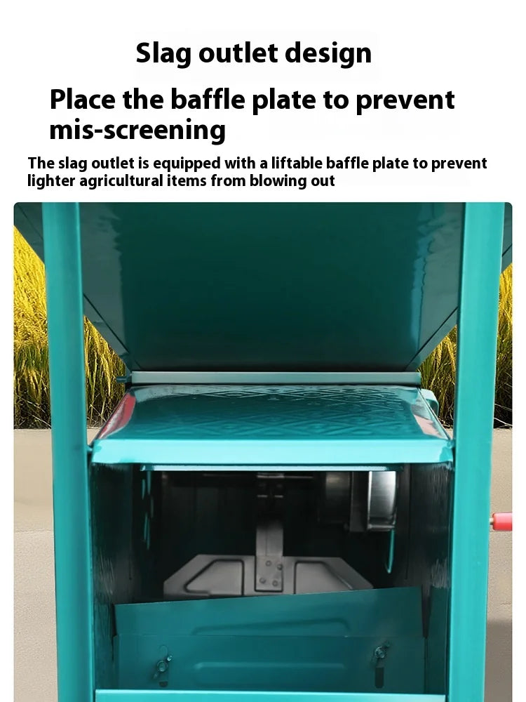 High Efficiency Grain Sorting and Seed Cleaning Machine Agriculture Winnower and Vibration Screening Machine