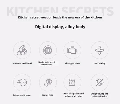 Factory Direct Commercial Fully Automatic Milk Cream Egg Mixer 5-Bowl 304 Stainless Steel High Productivity Bakery