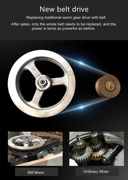 Baking Equipment Bakery 30l Food Dough Mixer Industrial Planetary Mixer with Belt