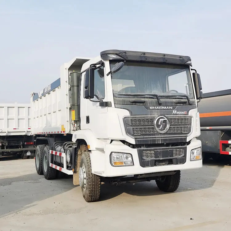 China Shacman H3000 6x4 New Automatic Dump Trucks 10 Tons Capacity Diesel Euro 2 Emission Standard Left-Handed 360 Rear Camera