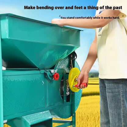 High Efficiency Grain Sorting and Seed Cleaning Machine Agriculture Winnower and Vibration Screening Machine