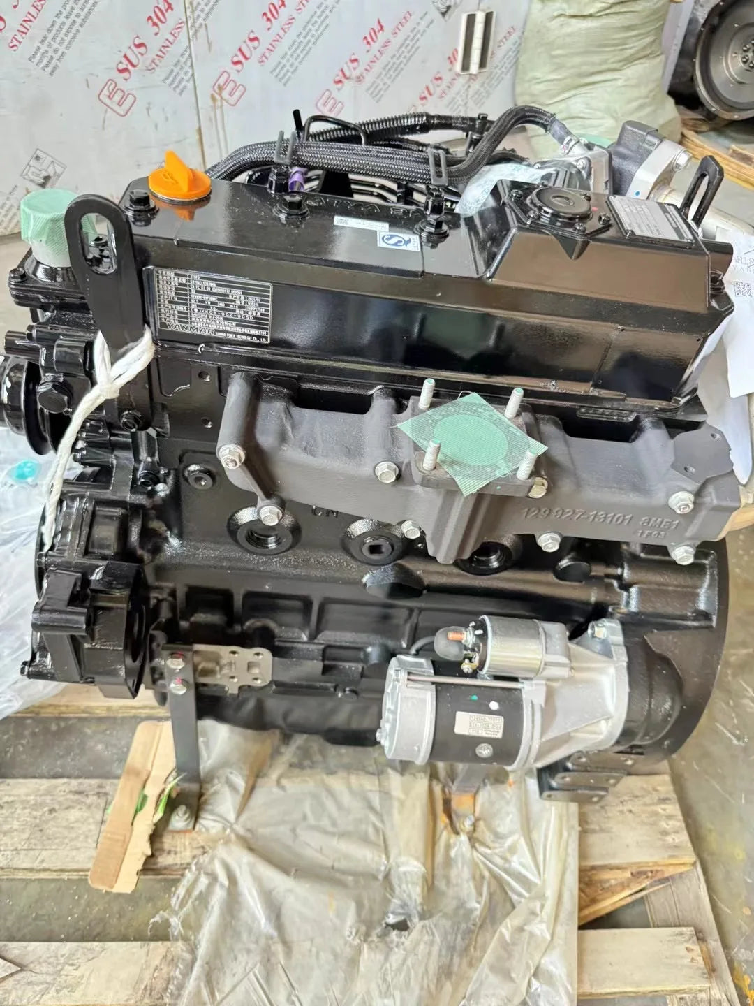 Yanmar 4TNV98 New Diesel Engine for Construction and Agriculture Machinery for Repair Shops