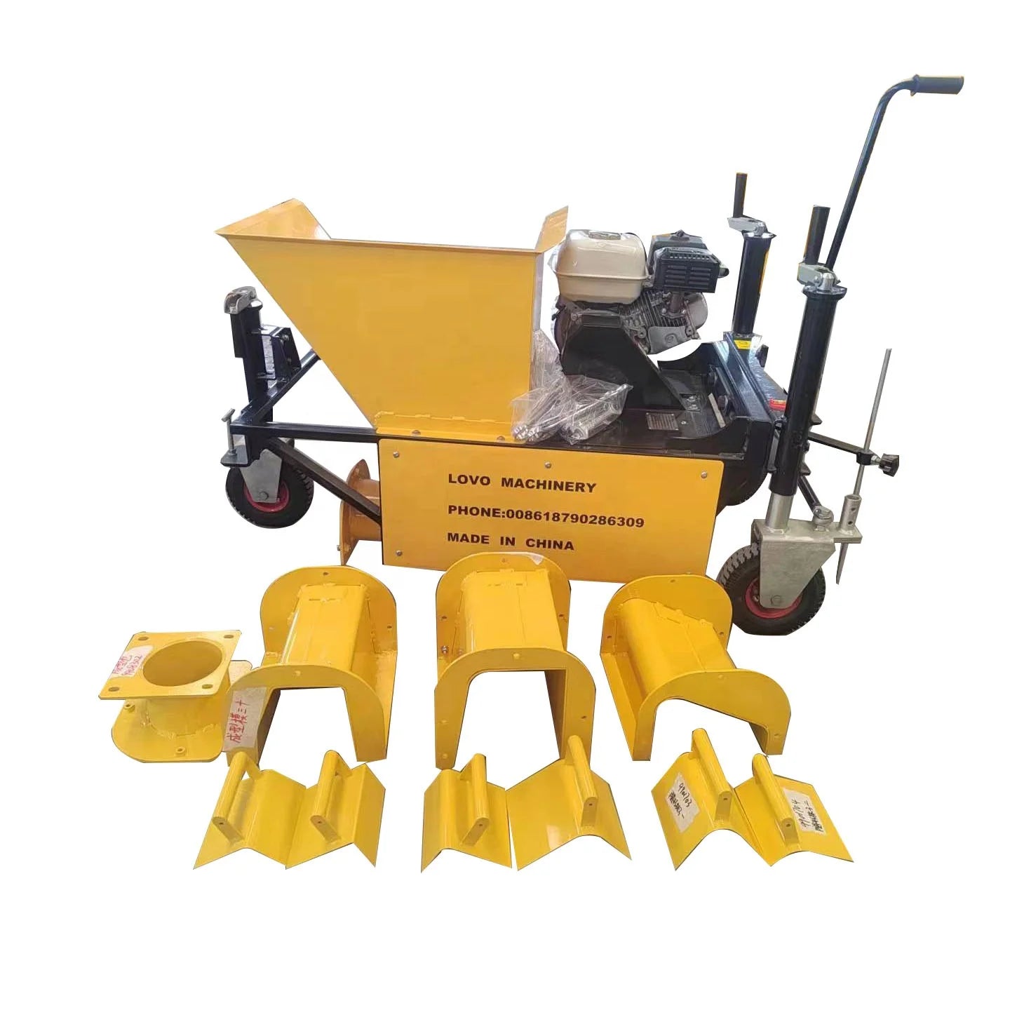 Automatic Asphalt Road Concrete Curb Kerb Making Machine for Building ...
