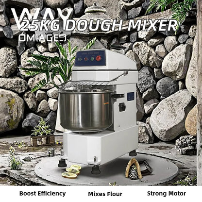 Commercial Baking Pizza Dough and Bread Spiral Mixer, Suitable for Restaurants, Bakeries and Cake Shops.