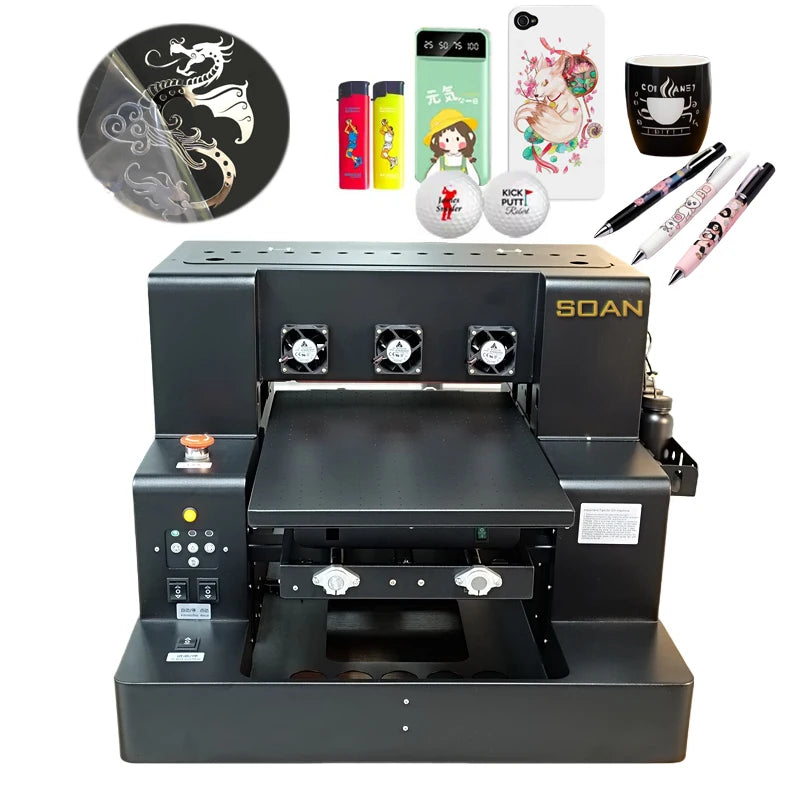 New A3 UV Dtf Printer L805 or  XP 600UV  White Ink Mixer Phone Case ID Card  Cup Printing Machine