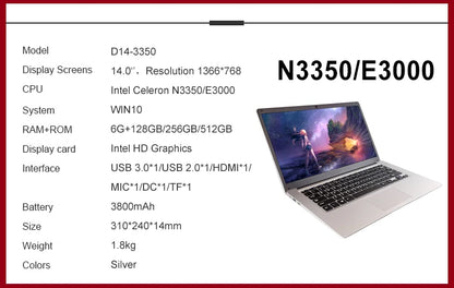 Hot Sale Factory Direct 15.6 Inch Laptop Core I7 10Th Gen New  Notebook Computer I7 Gaming Laptop De Segunda Mano Computadoras