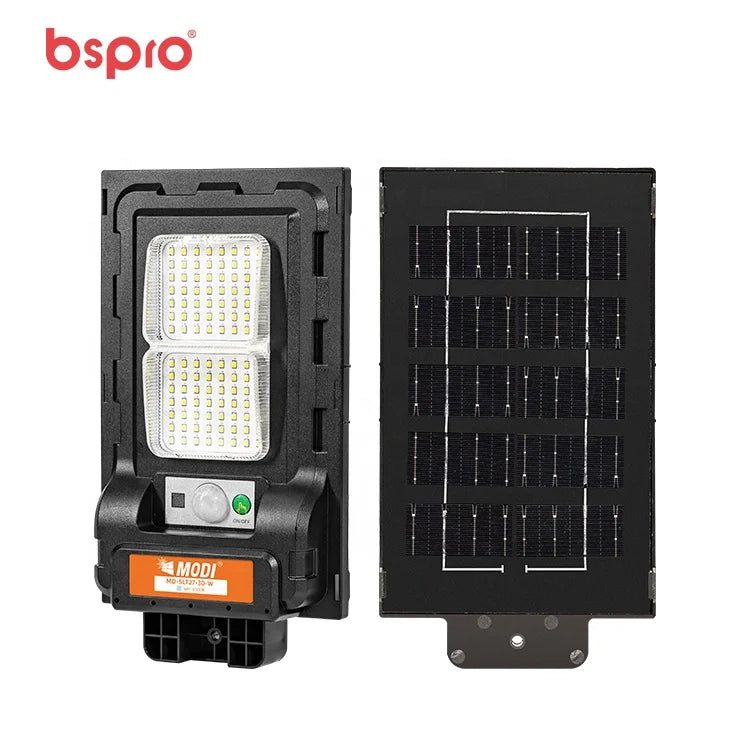 30W Led All in One Ip65 Lamp Outdoor Small Mini High Lumen Top Post Waterproof Solar Street Light With Remote