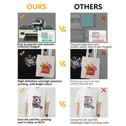 Free Shipping EraSmart Digital A3 Pet Film T-shirt Printing Textile Machine Dtf Print 30cm Width Dtf Printers With Xp600 Head