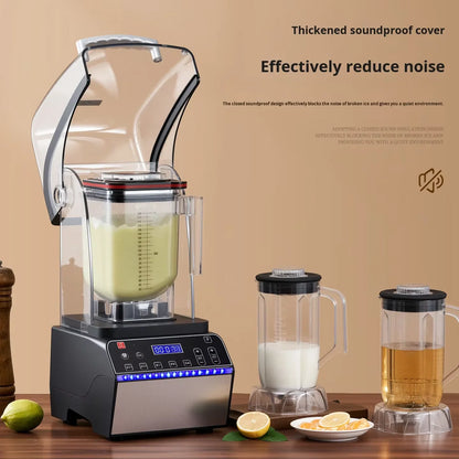 WANKAI Slush Machine Commercial Milk Tea Shop Special Cover Intelligent Fully Automatic Five-speed Adjustment Tea Extraction