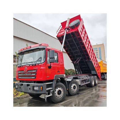 New Shacman F3000 60ton Dump Truck Heavy Duty Diesel Tipper 8x4 Drive Wheel Euro 2 Emission Weichai Engine Fast Gear Box Left