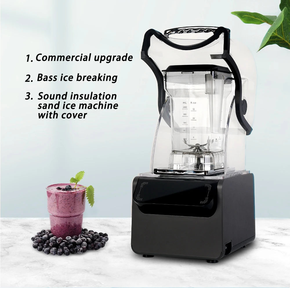 ITOP Heavy Duty Commercial Blender Ice Smoothies Crusher Food Mixer Juicer Food Processor With Reprograming Function