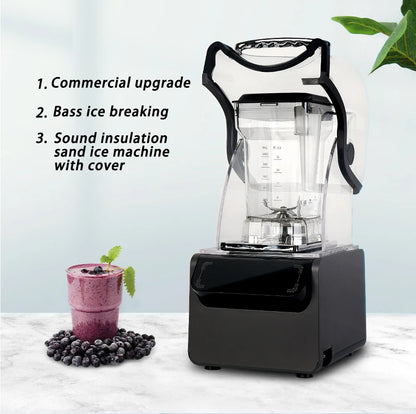 ITOP Heavy Duty Commercial Blender Ice Smoothies Crusher Food Mixer Juicer Food Processor With Reprograming Function