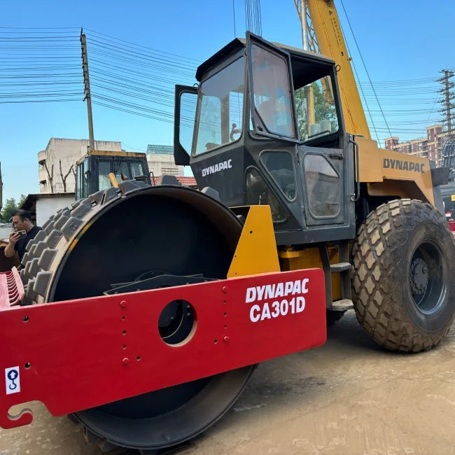 Used Machinery Used Dynapac Sheep Foot  CA301D Double Drum Vibratory Rollers Dynapac Used Rollers