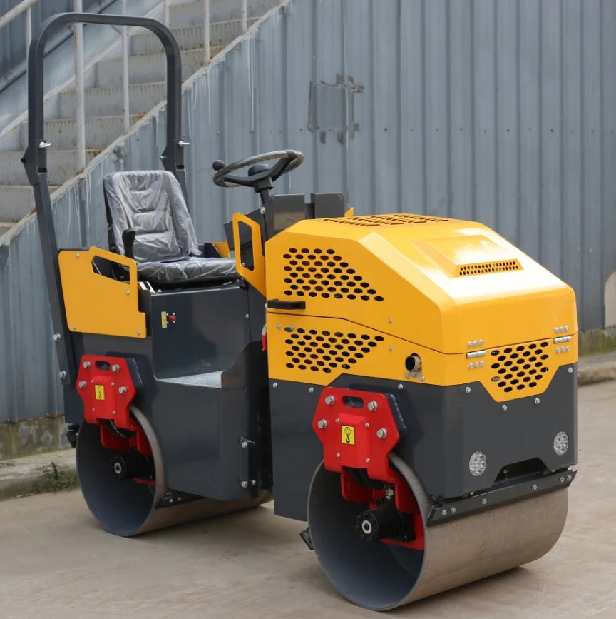 Best-Selling Skid Steer Loader Small Track Cement Mixer Various Agricultural Tools Diesel/Gas Roller Compactor Slip Steering