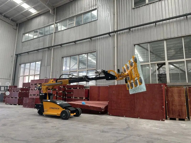Automatic Glass Robot Vacuum Glass Lifting Equipment Vacuum Stone Lifter with Tilt Function Vacuum Lifter for Marble Slabs