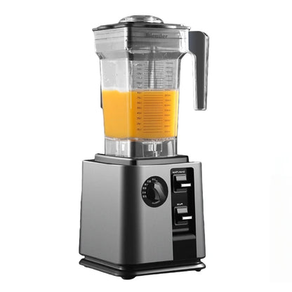 Commercial High-Power Multi-Functional Automatic Electric Smoothie Blender 2L Fruits Food Juicer Mixer for Milk Tea Shops Use