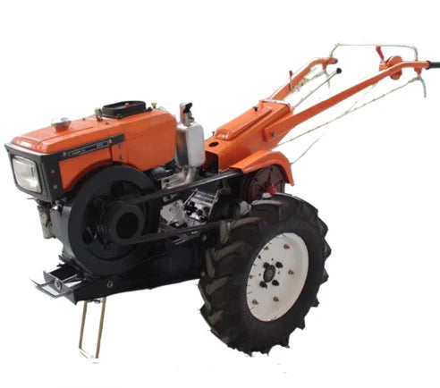 18hp 12hp Agricultural Machine Equipment Mini  22HP 2WD Hand Walking Tractors with Tralier From China