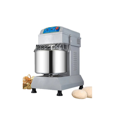 Commercial Dual Spiral Dough Mixer 20L/50L Full Automatic Kneading Machine for Bakery