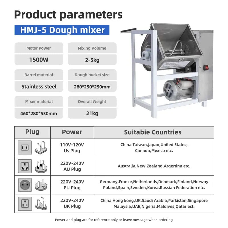 Hot-Selling Large-Capacity Commercial Pizza Dough & Bread Mixer Electric for Bakeries and Restaurants New Condition