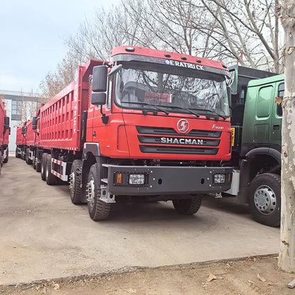 New Shacman F3000 60ton Dump Truck Heavy Duty Diesel Tipper 8x4 Drive Wheel Euro 2 Emission Weichai Engine Fast Gear Box Left