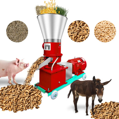 High Productivity Feed Pellet Machine 220V for Chicken Fish for Retail Industries New Condition