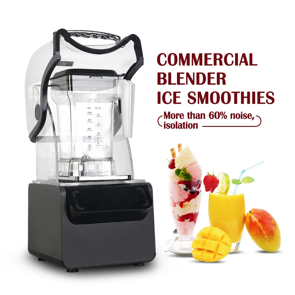 ITOP Heavy Duty Commercial Blender Ice Smoothies Crusher Food Mixer Juicer Food Processor With Reprograming Function