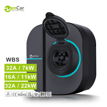 ZenCar Wall Mounted EV Fast Car Charging Station 7kW 11kW 22kW with Type 2 Socket with WiFi RFID Cards APP for Electric Vehicle
