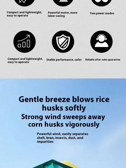 High Efficiency Grain Sorting and Seed Cleaning Machine Agriculture Winnower and Vibration Screening Machine