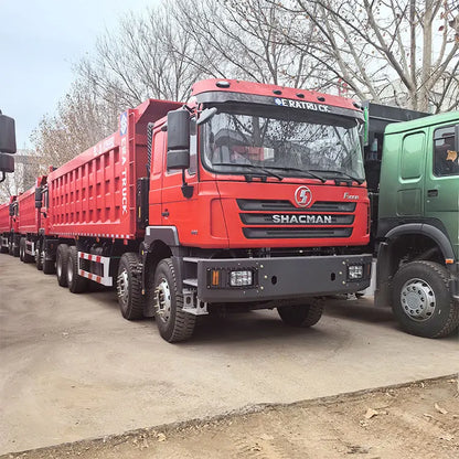 New Shacman F3000 60ton Dump Truck Heavy Duty Diesel Tipper 8x4 Drive Wheel Euro 2 Emission Weichai Engine Fast Gear Box Left