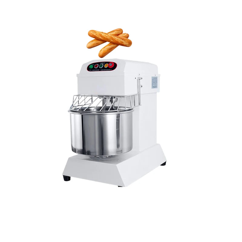 Commercial Dual Spiral Dough Mixer 20L/50L Full Automatic Kneading Machine for Bakery