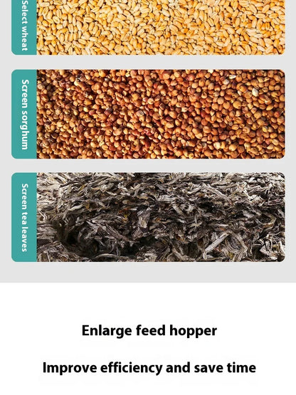 High Efficiency Grain Sorting and Seed Cleaning Machine Agriculture Winnower and Vibration Screening Machine