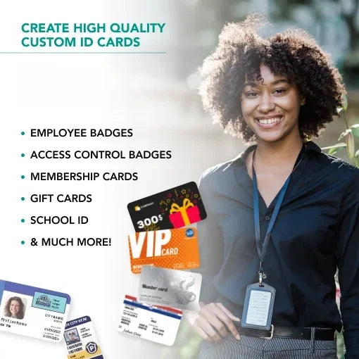 High Quality Evolis Primacy 2 NFC Business Club Student Staff Membership Driver's License Plastic Pvc Id Card Printer