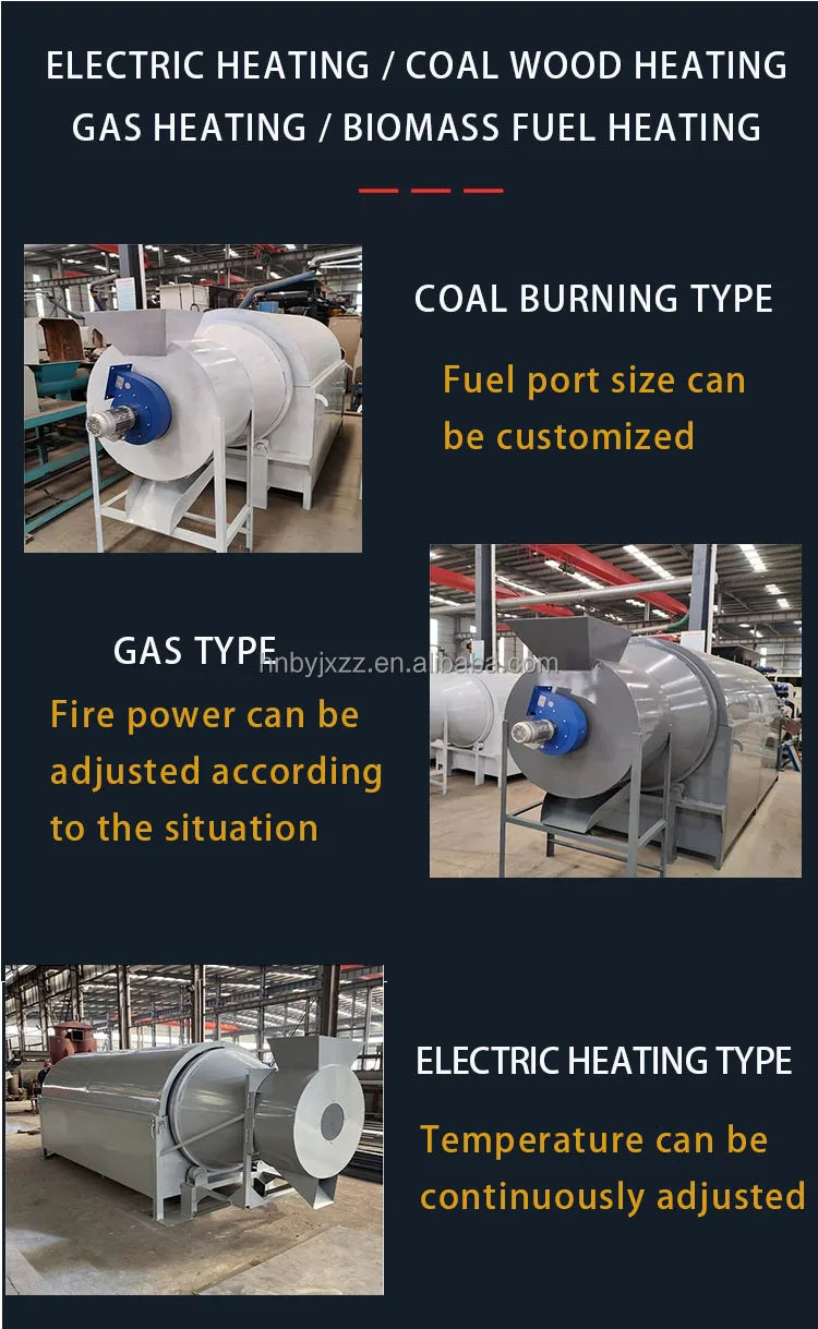 500kg Rotary Drum Dryer Corn Dryer Machine for Agriculture