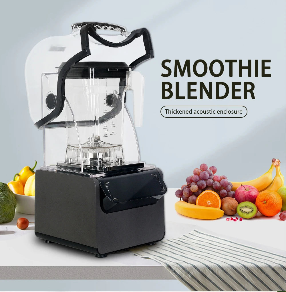 ITOP Heavy Duty Commercial Blender Ice Smoothies Crusher Food Mixer Juicer Food Processor With Reprograming Function