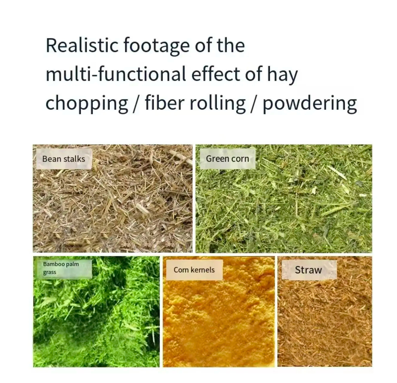 3 in 1  2025 New Grain Corn Grinder  Multifunctional Silage Grass Crop Cutter Agricultural Machine